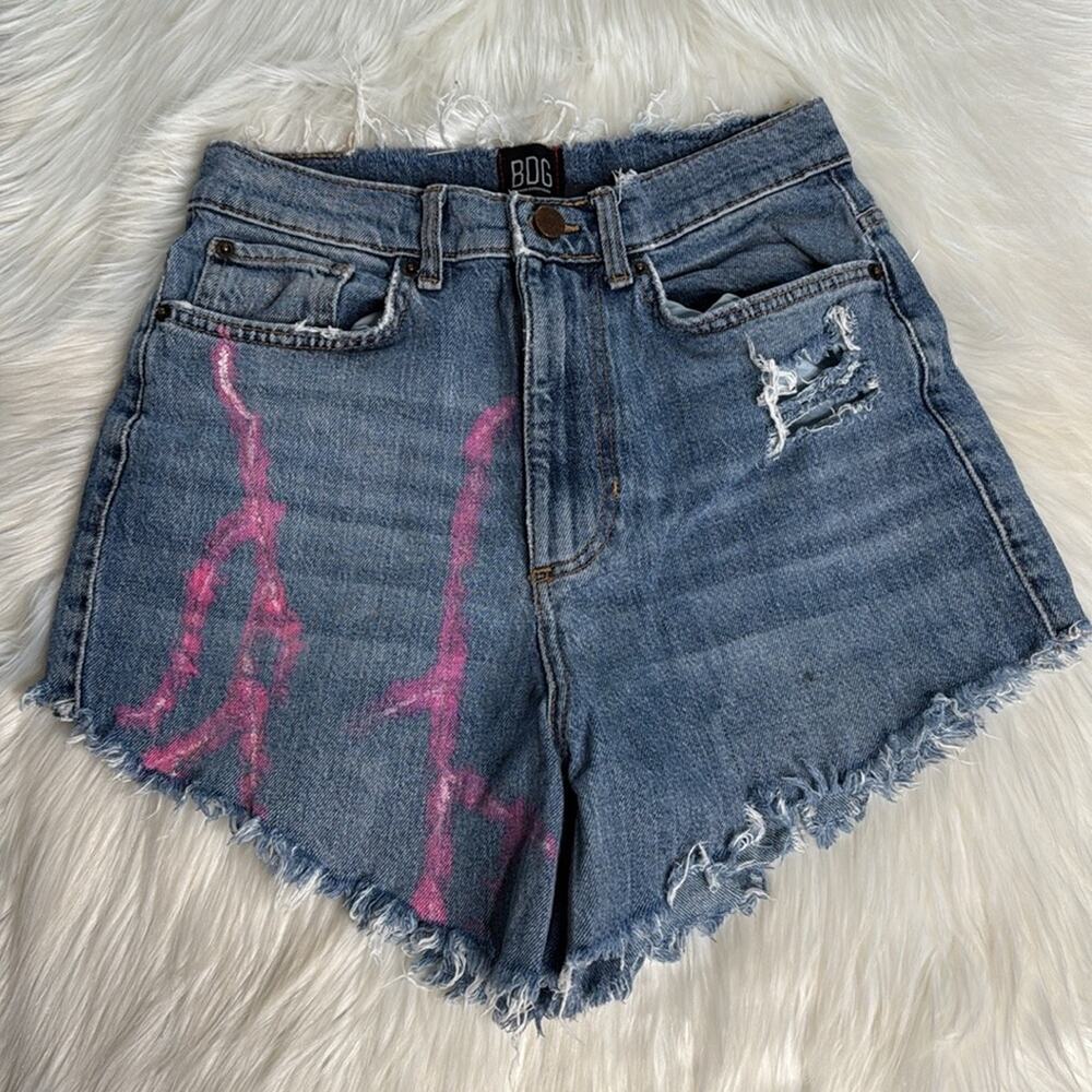 BDG Urban Outfitters High Rise Booty Upcycled Denim Shorts